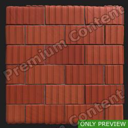 PBR Texture of Wall Bricks Old #5